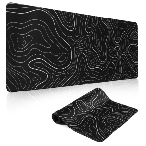 Mouse Pad Gaming Mousepad 31.5 X 11.8 X0.12In Large Mouse Pad for Keyboard and Mouse with Anti-Slip Rubber Base, Keyboard Pad XL Mouse Mat for Home and Office(White)