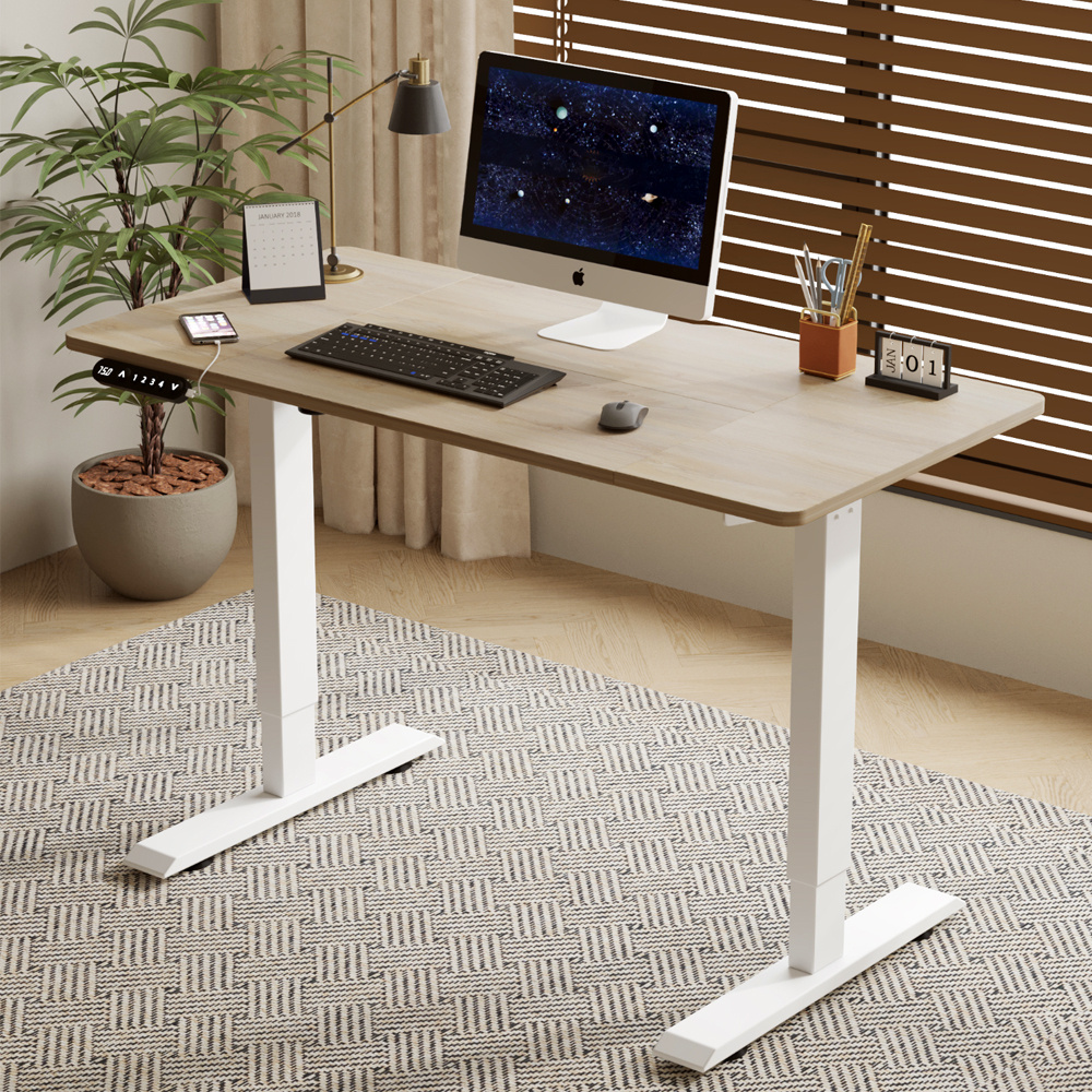 Electric Standing Desk Height Adjustable Desk For Home And Office Computer Table Gaming Desk Modern Luxiury Table 55 Lift-up Desk