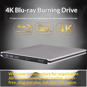 Ultra-thin Aluminum Alloy USB 30 Blu-ray Burner