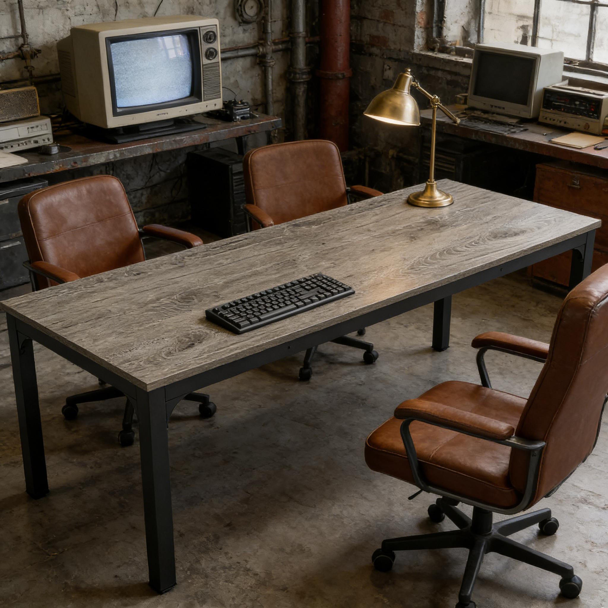 Computer Desk,Executive Table,Rectangle Office Desk - Image 2