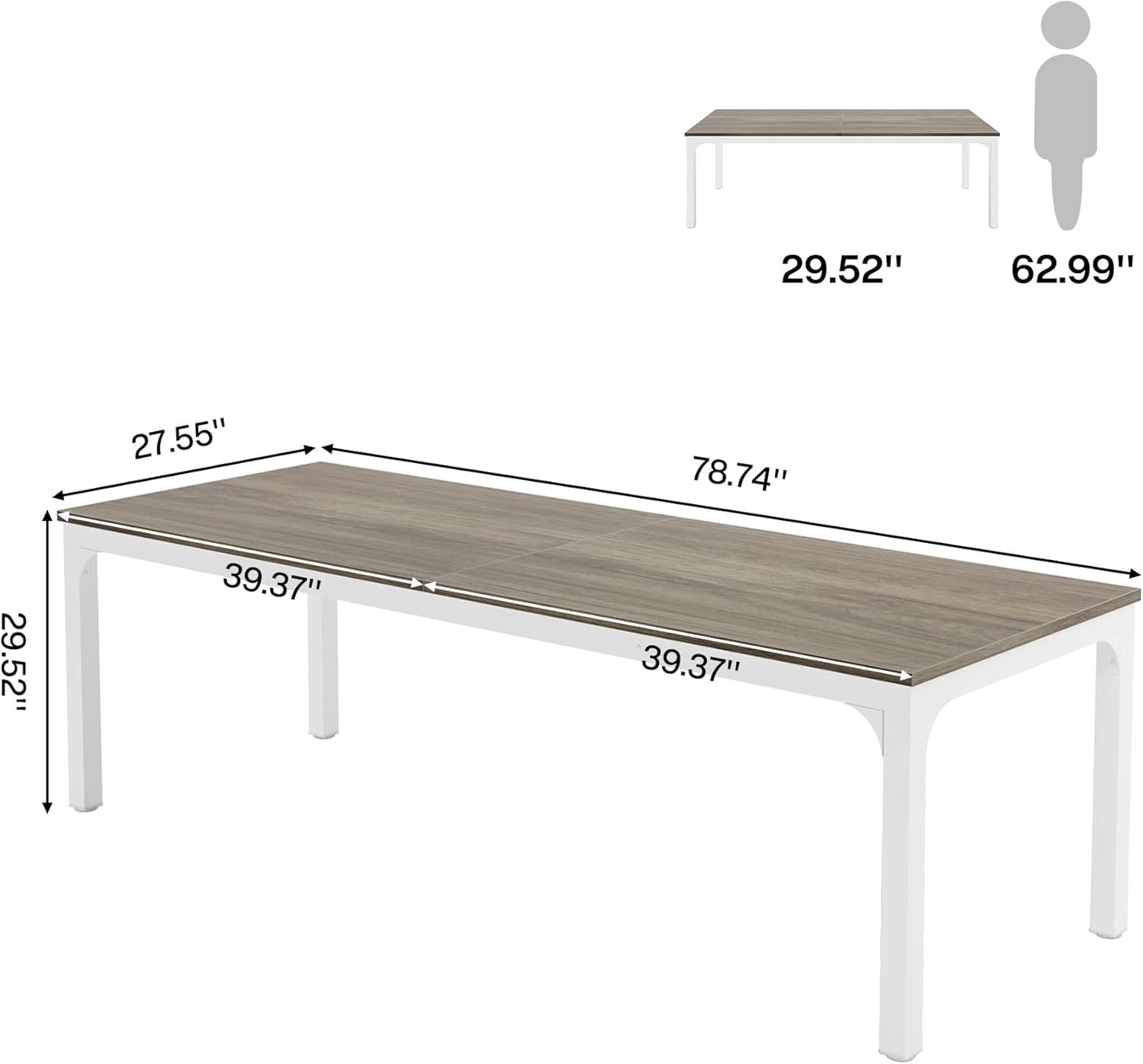 Conference Table,Extra Long Writing Desk,Office Desk