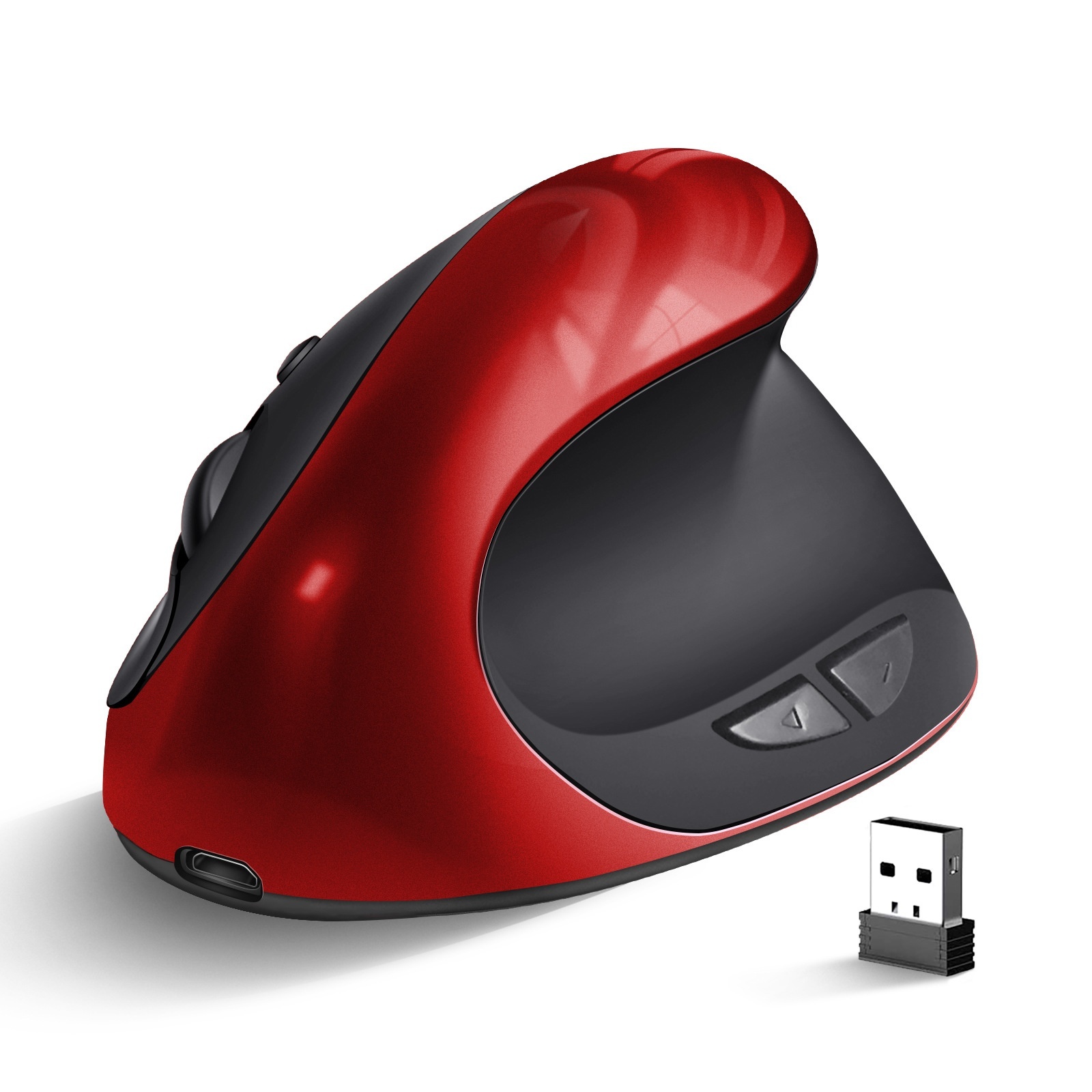 Three Generations Wireless Charging Vertical Mouse Ergonomic Mouse - Image 9