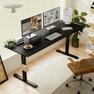 Electric Standing Desk Height Adjustable Desk For Home And Office Computer Table Gaming Desk Modern Luxiury Table 55 Lift-up Desk