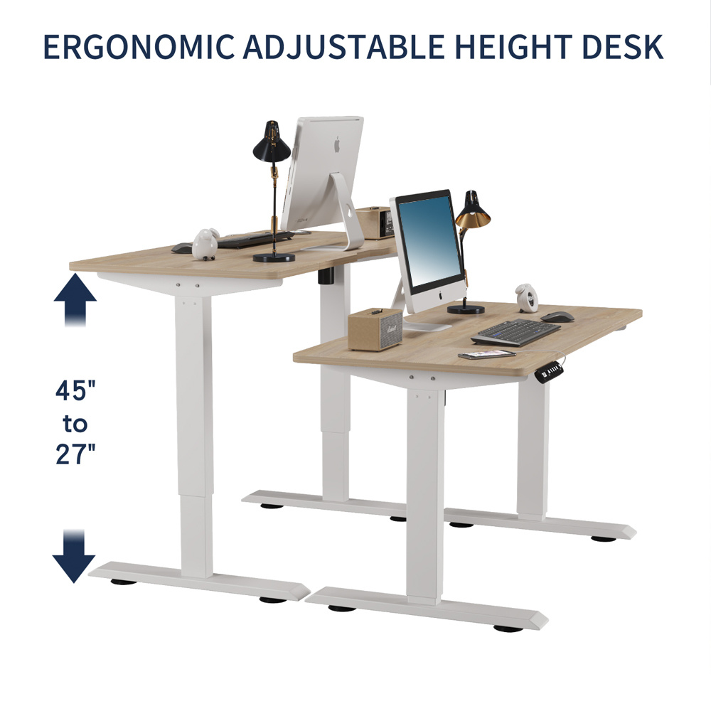 Electric Standing Desk Height Adjustable Desk For Home And Office Computer Table Gaming Desk Modern Luxiury Table 55 Lift-up Desk - Image 6