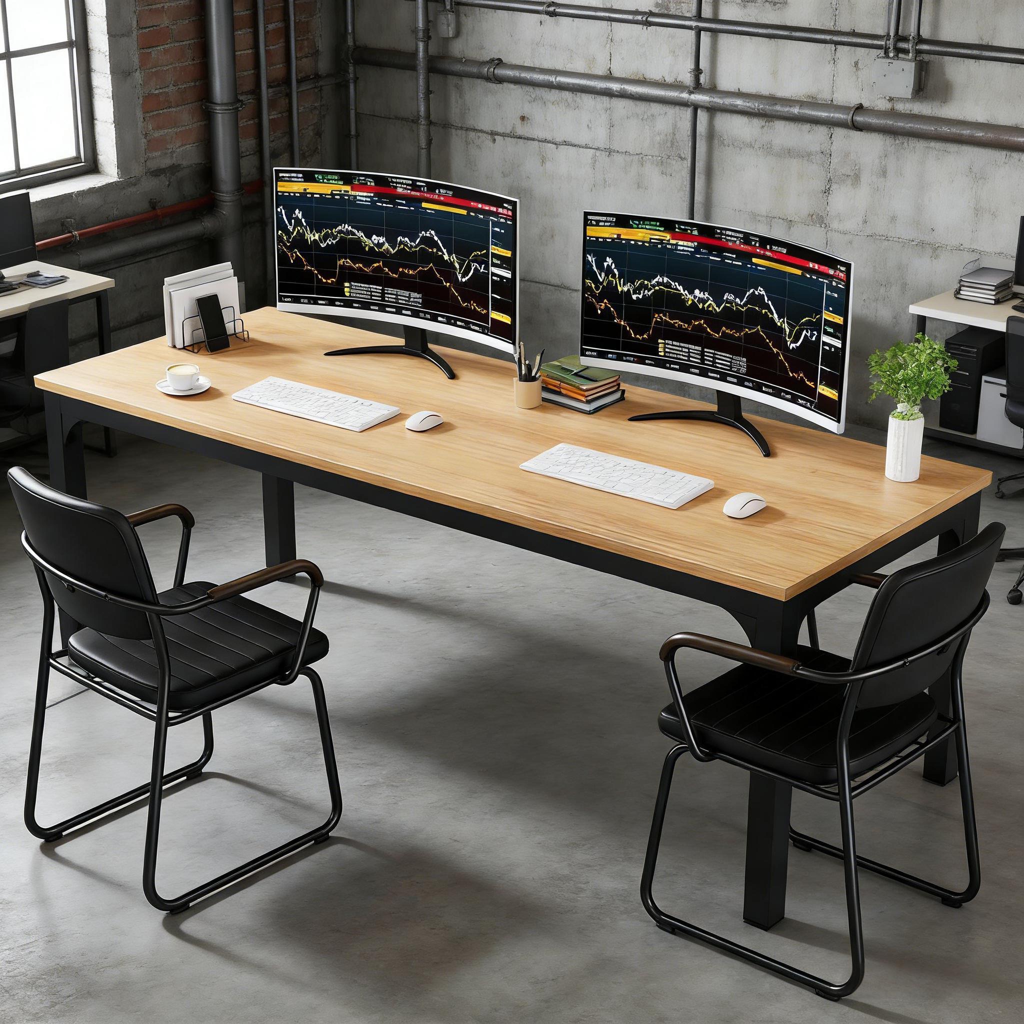 Rectangle Executive Desk,Office Desk - Image 4
