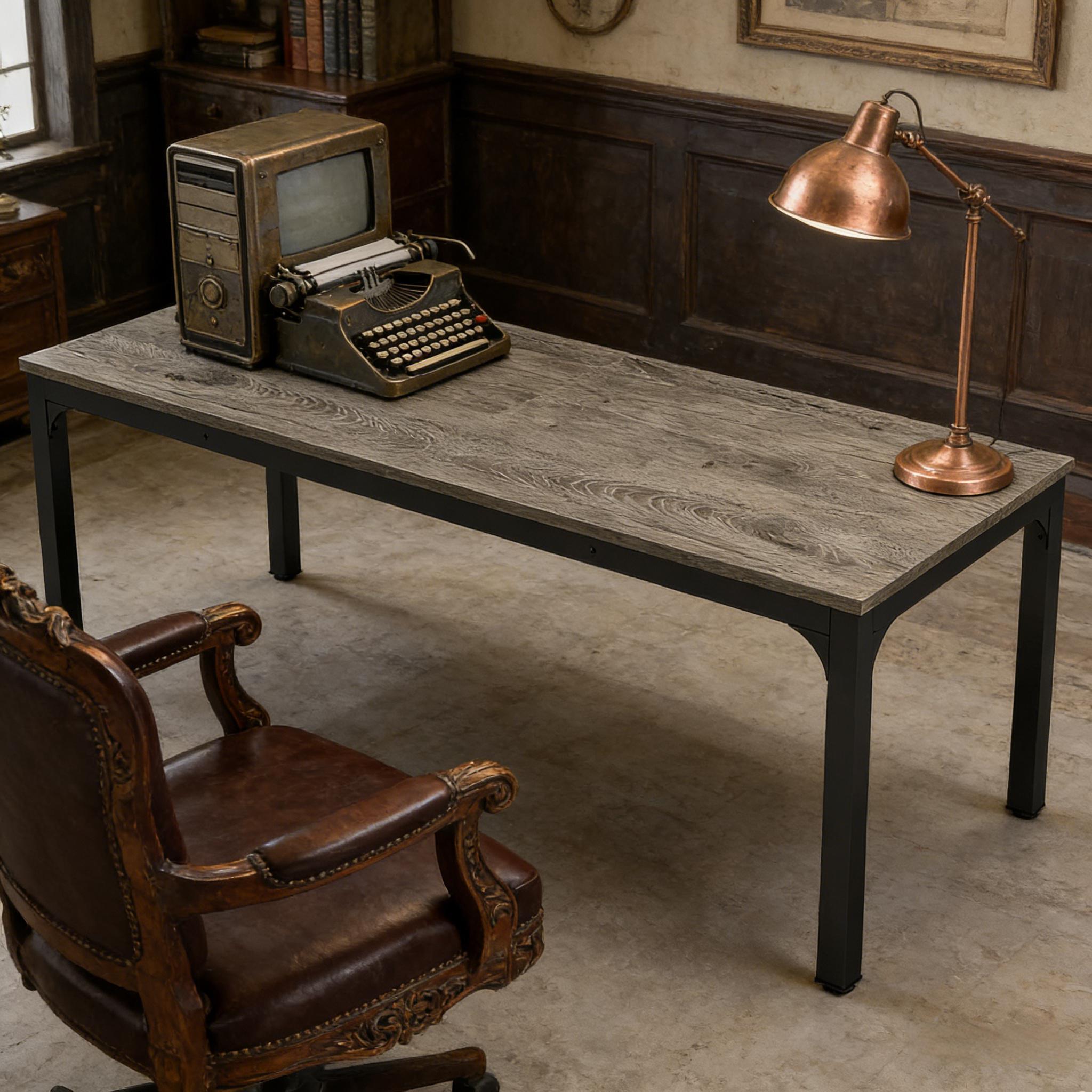 Computer Desk,Executive Table,Rectangle Office Desk - Image 4