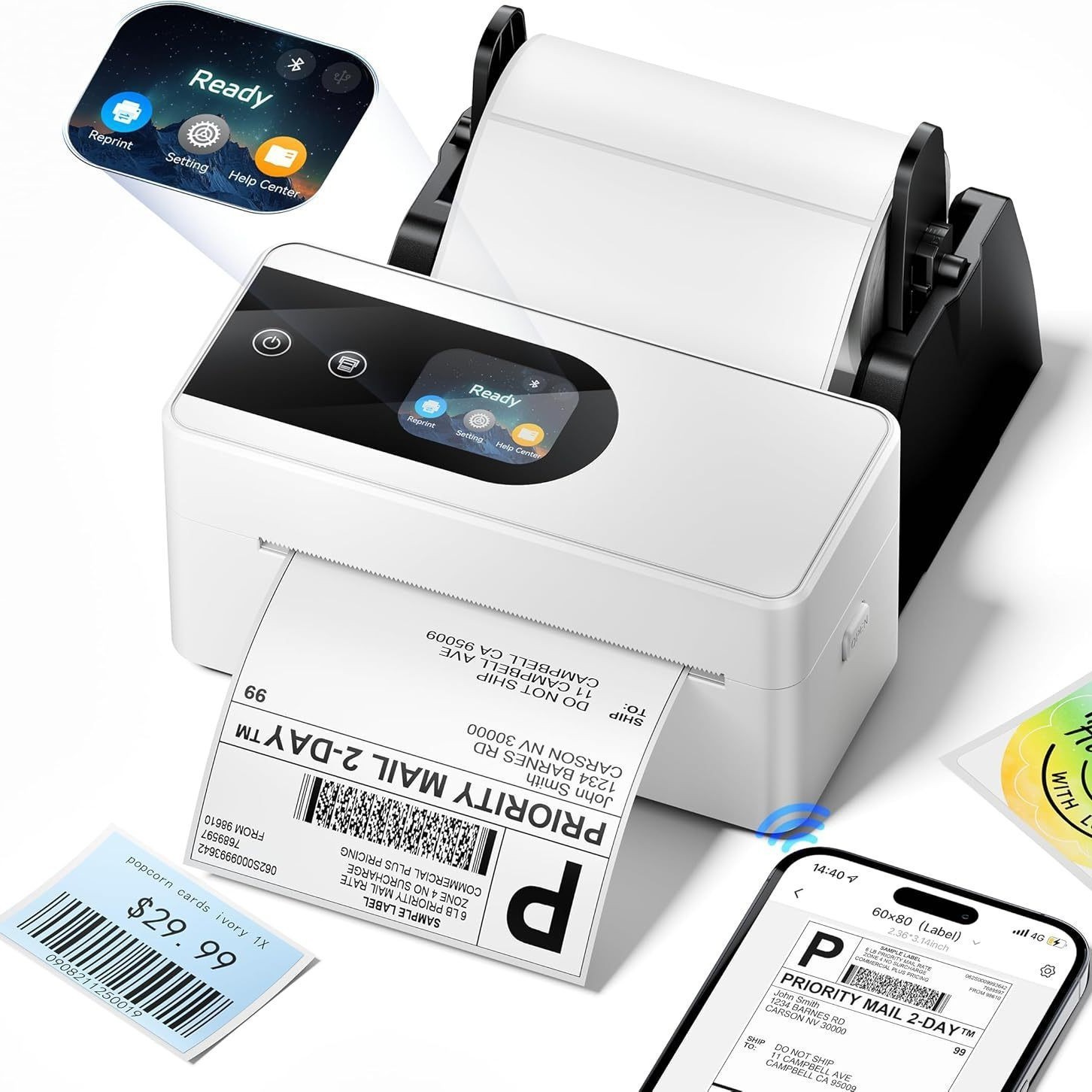 Thermal Bluetooth Inkless High-definition Courier Printer - Image 6