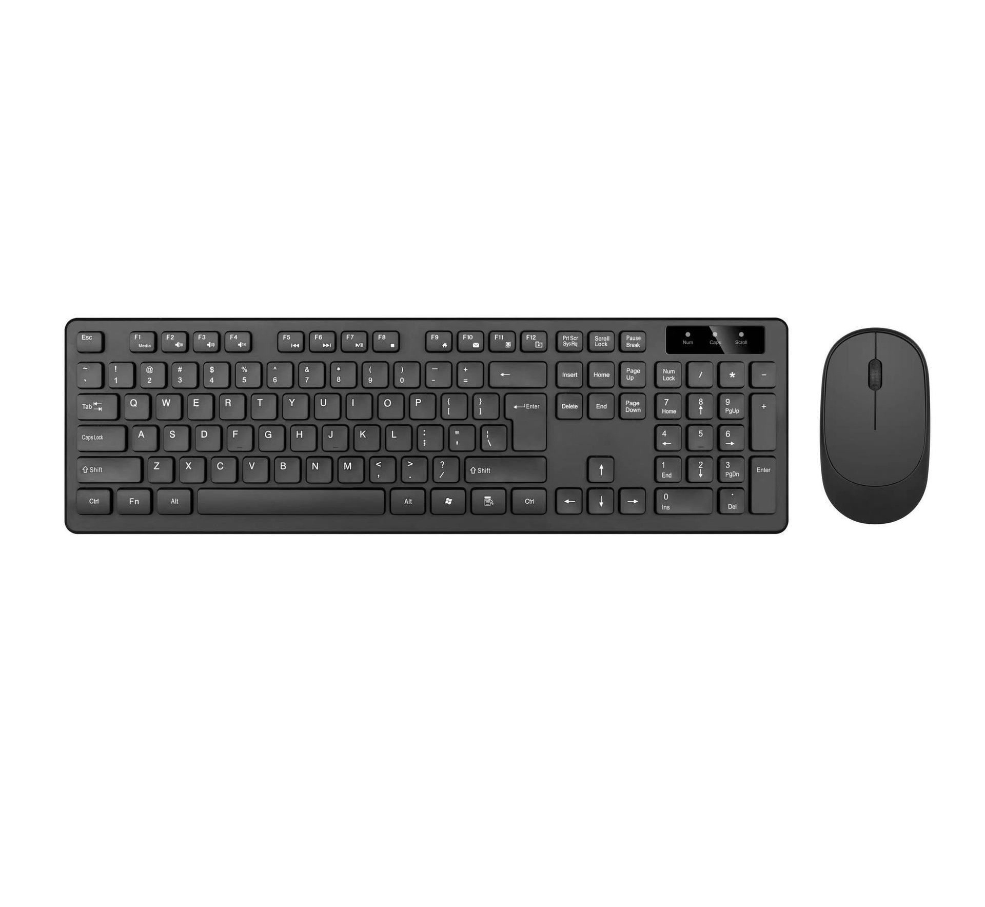 Wireless 2.4G Chocolate Keyboard And Mouse Set For Desktop And Laptop - Waterproof Wireless Keyboard And Mouse Set - Image 3