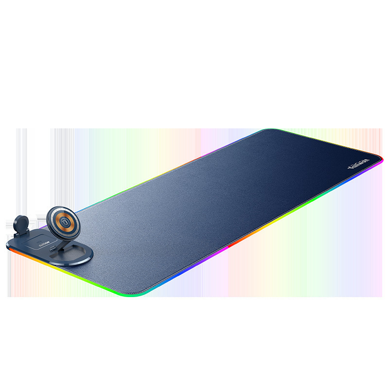 15W 3-in-1 Wireless Charging Mouse Pad For Desk