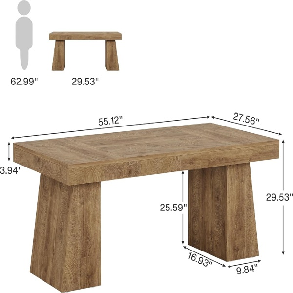Natural Modern Office Desk